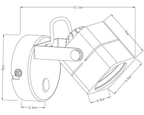 Спот Lente A1314AP-1CC Arte Lamp Спот Lente A1314AP-1CC Arte Lamp