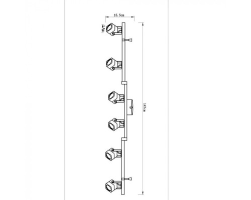 Спот Lente A1314PL-6BK Arte Lamp Спот Lente A1314PL-6BK Arte Lamp