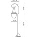 Наземный фонарь Vienna A1317PA-1BN Arte Lamp