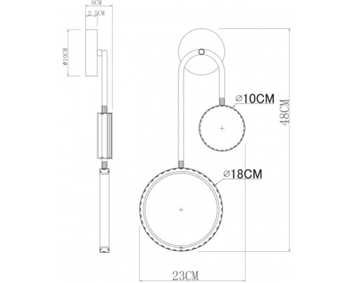Бра Holly A1364AP-2PB Arte Lamp Бра Holly A1364AP-2PB Arte Lamp
