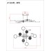 Потолочная люстра Holly A1364PL-8PB Arte Lamp