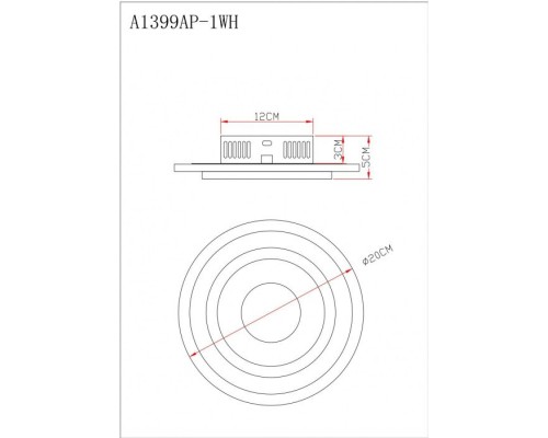 Потолочный светильник Multy-piuma A1399AP-1WH Arte Lamp Потолочный светильник Multy-piuma A1399AP-1WH Arte Lamp