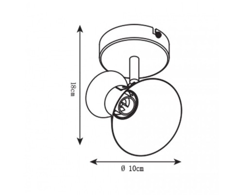 Спот Baltimore A1406AP-1BK Arte Lamp Спот Baltimore A1406AP-1BK Arte Lamp