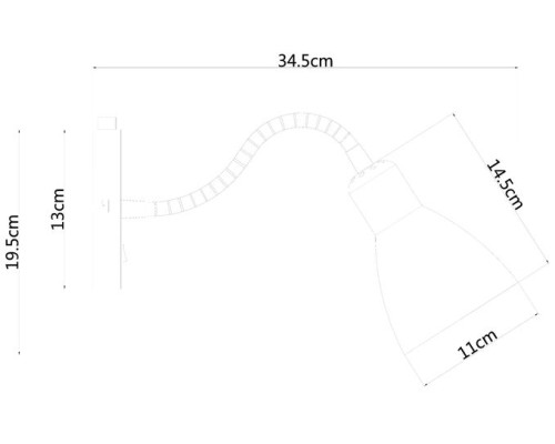 Спот Dorm A1408AP-1CC Arte Lamp