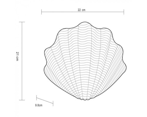 Настенный светильник Shell A1412AP-1SA Arte Lamp Настенный светильник Shell A1412AP-1SA Arte Lamp