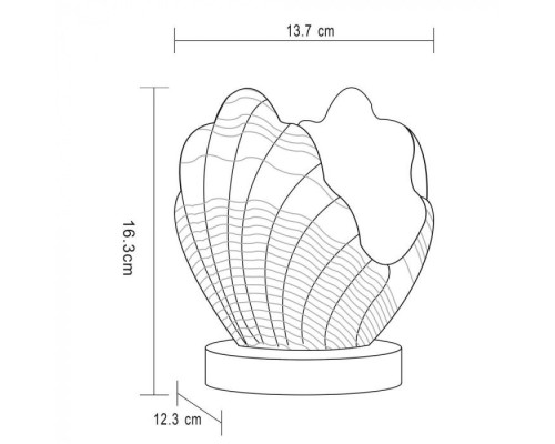 Настольная лампа Shell A1412LT-1SA Arte Lamp Настольная лампа Shell A1412LT-1SA Arte Lamp