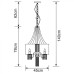 Подвесная люстра Granny A1475SP-5CC Arte Lamp