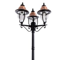 Наземный фонарь Barcelona A1486PA-3BK Arte Lamp