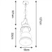 Подвесной светильник Lumino A1502SP-1CC Arte Lamp