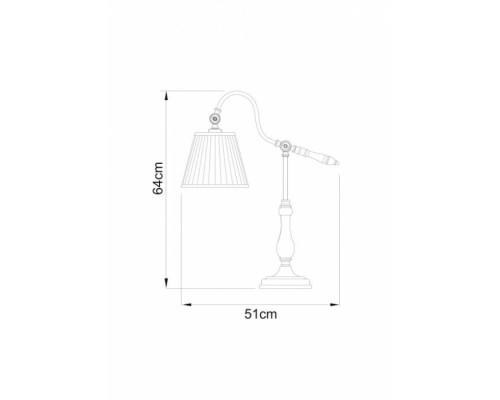 Настольная лампа Seville A1509LT-1PB Arte Lamp Настольная лампа Seville A1509LT-1PB Arte Lamp