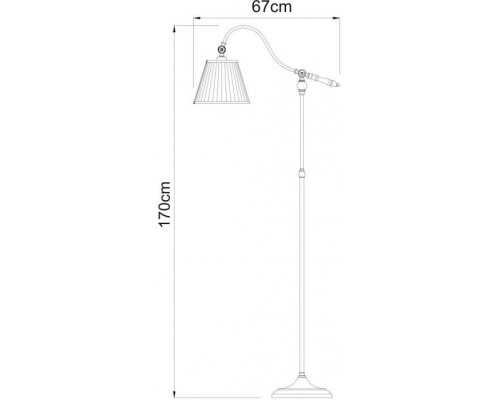 Торшер Seville A1509PN-1PB Arte Lamp Торшер Seville A1509PN-1PB Arte Lamp