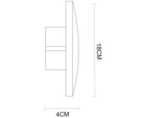 Настенный светильник Nimbo A1510AP-1RI Arte Lamp Настенный светильник Nimbo A1510AP-1RI Arte Lamp