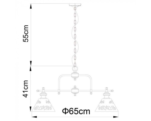 Подвесная люстра Kensington A1511LM-3WG Arte Lamp Подвесная люстра Kensington A1511LM-3WG Arte Lamp