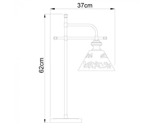 Настольная лампа Kensington A1511LT-1PB Arte Lamp Настольная лампа Kensington A1511LT-1PB Arte Lamp