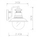 Настенный фонарь уличный Amsterdam A1523AL-1BN Arte Lamp