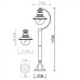 Уличный подвесной светильник Amsterdam A1523PA-1BN Arte Lamp