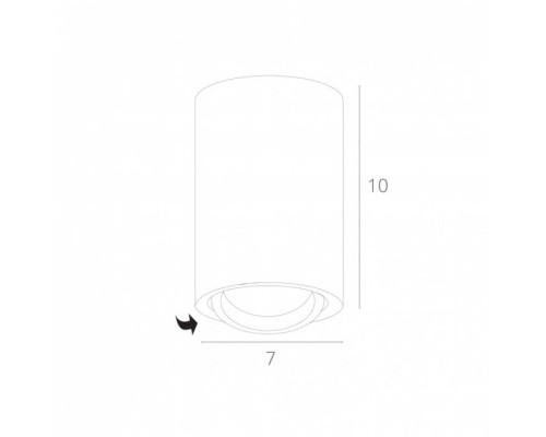 Точечный светильник Sentry A1560PL-1BK Arte Lamp Точечный светильник Sentry A1560PL-1BK Arte Lamp