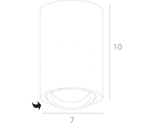 Точечный светильник Sentry A1560PL-1GY Arte Lamp Точечный светильник Sentry A1560PL-1GY Arte Lamp