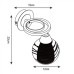 Бра Ginevra A1604AP-1BK Arte Lamp
