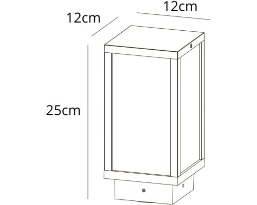 Наземный светильник Pot A1631FN-1BK Arte Lamp Наземный светильник Pot A1631FN-1BK Arte Lamp