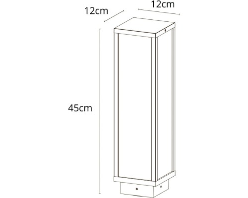Наземный светильник Pot A1631PA-1BK Arte Lamp Наземный светильник Pot A1631PA-1BK Arte Lamp
