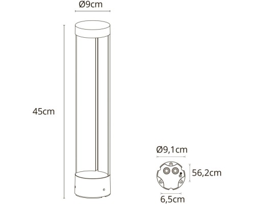 Наземный светильник New York A1645PA-1BK Arte Lamp Наземный светильник New York A1645PA-1BK Arte Lamp