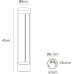Наземный светильник New York A1645PA-1BK Arte Lamp
