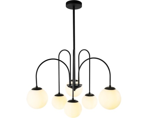 Потолочная люстра Mebsuta A1675LM-6BK Arte Lamp Потолочная люстра Mebsuta A1675LM-6BK Arte Lamp