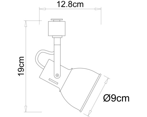 Трековый светильник Jovi A1677PL-1GO Arte Lamp Трековый светильник Jovi A1677PL-1GO Arte Lamp