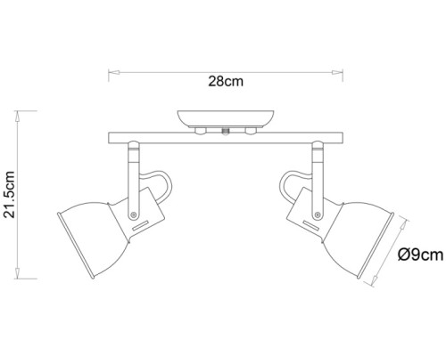 Спот Jovi A1677PL-2GO Arte Lamp Спот Jovi A1677PL-2GO Arte Lamp