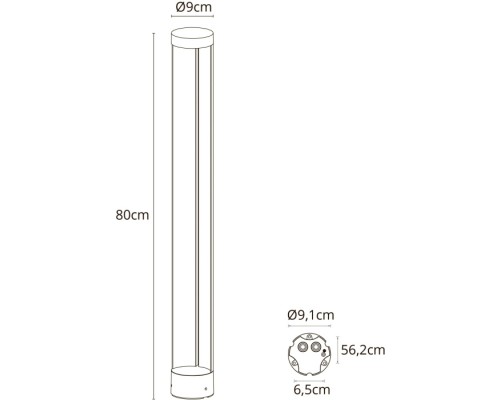 Наземный светильник New York A1680PA-1BK Arte Lamp Наземный светильник New York A1680PA-1BK Arte Lamp