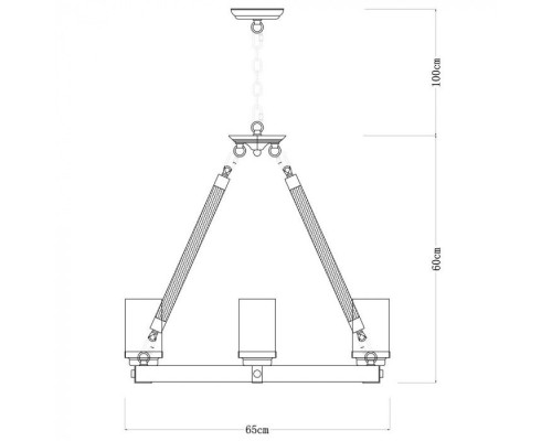 Подвесная люстра Dodge A1693SP-6BR Arte Lamp Подвесная люстра Dodge A1693SP-6BR Arte Lamp