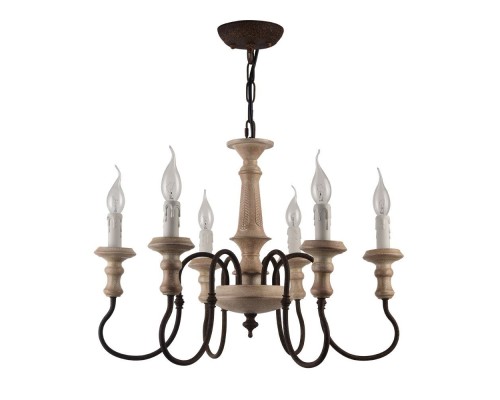 Подвесная люстра Woodstock A1700LM-6BR Arte Lamp Подвесная люстра Woodstock A1700LM-6BR Arte Lamp