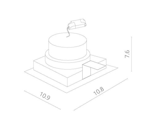 Точечный светильник Cardani A1712PL-1WH Arte Lamp Точечный светильник Cardani A1712PL-1WH Arte Lamp