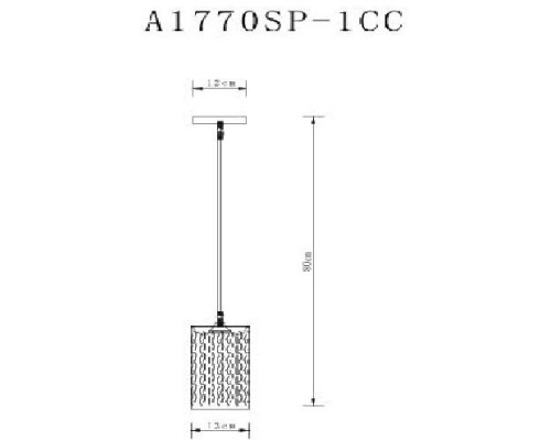 Подвесной светильник Bronn A1770SP-1CC Arte Lamp Подвесной светильник Bronn A1770SP-1CC Arte Lamp
