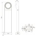 Наземный светильник San Francisco A1831PA-1BK Arte Lamp