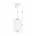 Подвесной светильник Arwen A1903SP-1WH Arte Lamp