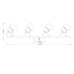 Спот Almach A1906PL-4WH Arte Lamp