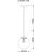 Подвесной светильник Volare A1920SP-1AB Arte Lamp