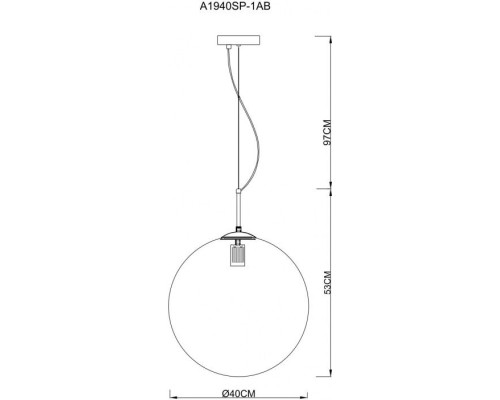 Подвесной светильник Volare A1940SP-1AB Arte Lamp Подвесной светильник Volare A1940SP-1AB Arte Lamp