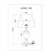 Настольная лампа Radison A2020LT-1PB Arte Lamp