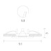 Точечный светильник Aqua A2024PL-1CC Arte Lamp