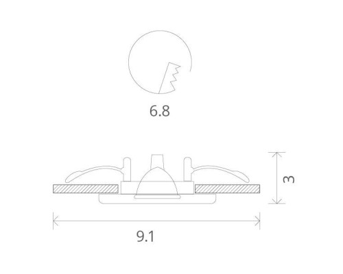 Точечный светильник Aqua A2024PL-1SS Arte Lamp Точечный светильник Aqua A2024PL-1SS Arte Lamp