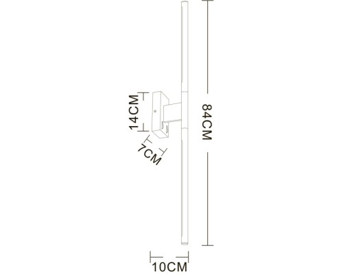 Настенный светильник Lines A2029AP-1BK Arte Lamp Настенный светильник Lines A2029AP-1BK Arte Lamp
