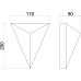 Настенный светильник Trapeze A2033AP-1PB Arte Lamp