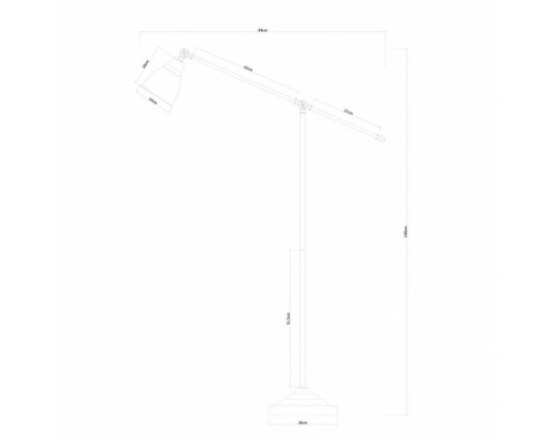 Торшер Braccio A2054PN-1BK Arte Lamp Торшер Braccio A2054PN-1BK Arte Lamp