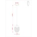 Подвесной светильник Vitoria A2095SP-1GO Arte Lamp