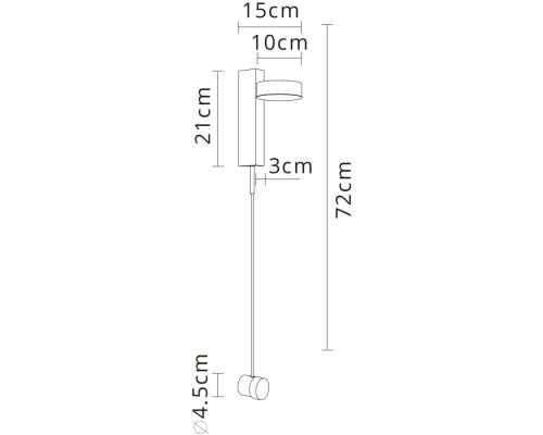 Настенный светильник Mirach A2142AP-10BK Arte Lamp Настенный светильник Mirach A2142AP-10BK Arte Lamp