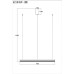 Подвесной светильник Mercury A2184SP-1BK Arte Lamp