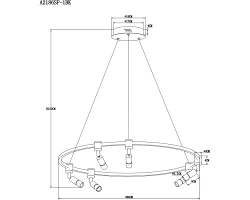 Подвесной светильник Ring A2186SP-1BK Arte Lamp Подвесной светильник Ring A2186SP-1BK Arte Lamp